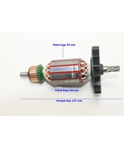 Berner Bhd 2-28 Endüvi Rotor Kollektör