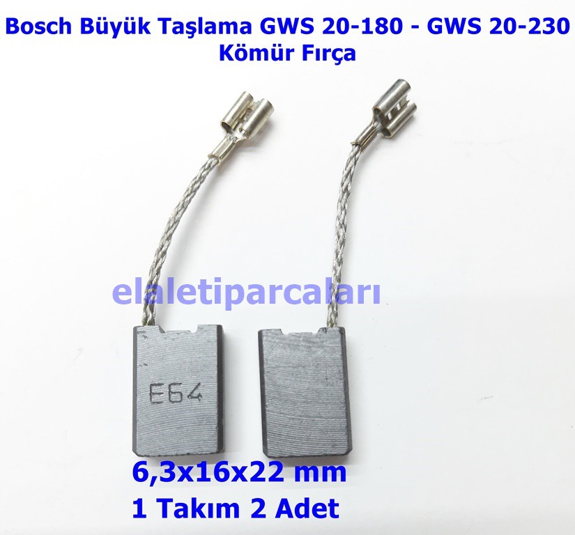 Bosch Büyük Taşlama GWS 20-180 / GWS 20-230 Kömür Fırça