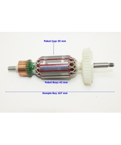 Bosch Tipi Gws 13-125 Endüvi Rotor Kollektör