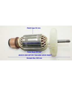Bosch Tipi GWS 26-180 Endüvi Rotor Kollektör