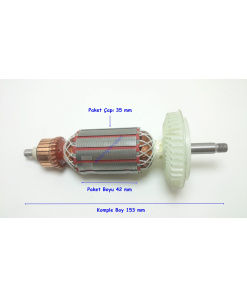 Bosch Tipi PWS 6-115 6-100 Endüvi Rotor Kollektör