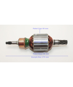 Çelikal Tipi A1 Kırıcı Rotor Endüvi Kollektör