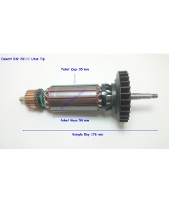 DeWalt Tipi D 28111 Endüvi Rotor Kollektör Uzun Tip
