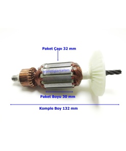 Hitachi Tipi D 10 Vc 2 Endüvi Rotor Kollektör