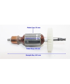 DCA Makita Tipi HR 2470 Endüvi Rotor Kollektör