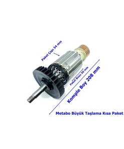 Metabo Tipi W 24-180 Endüvi Rotor Kollektör