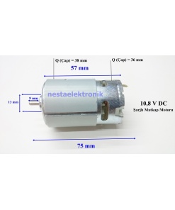 RS-550 10,8 Volt Şarjlı Matkap Motoru
