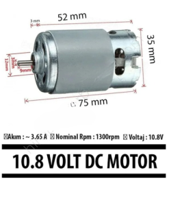 10.8 Volt Dc Motor Şarjlı Matkap Uyumlu