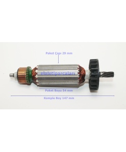 Tulsan 320W Tipi Koyun Kırpma Makinesi Endüvi Rotor Kollektör
